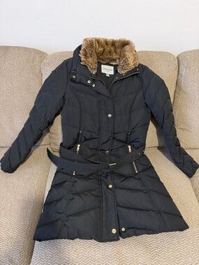 Cole Haan black puffer coat